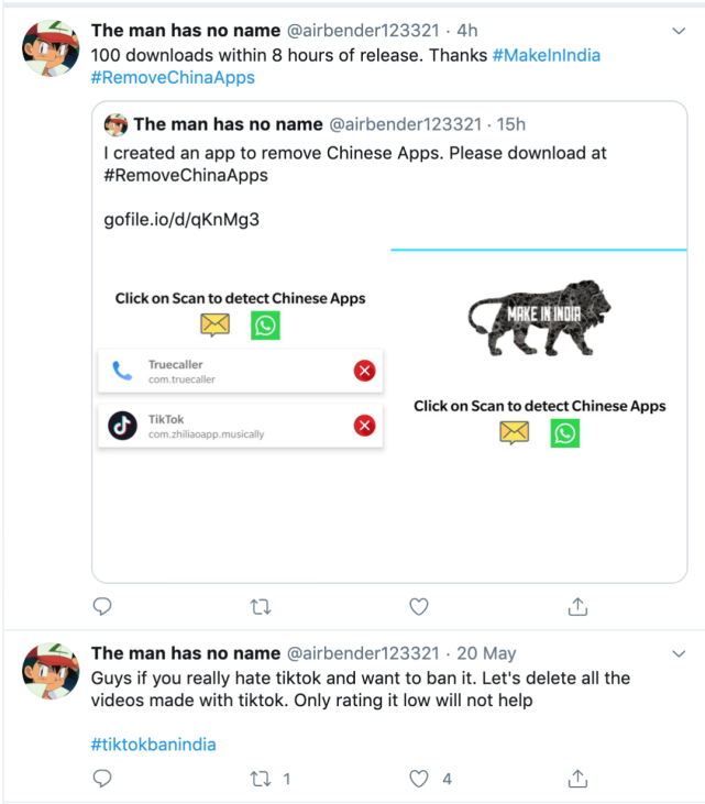“删除中国应用”被删除，“抵制中国货”降温
