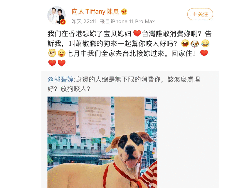 郭碧婷删除向佐相关，并告知粉丝：关心不是强