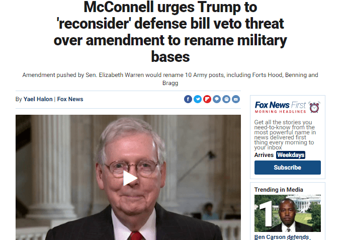 特朗普:你们若敢这么做,明年7400亿的美军军费