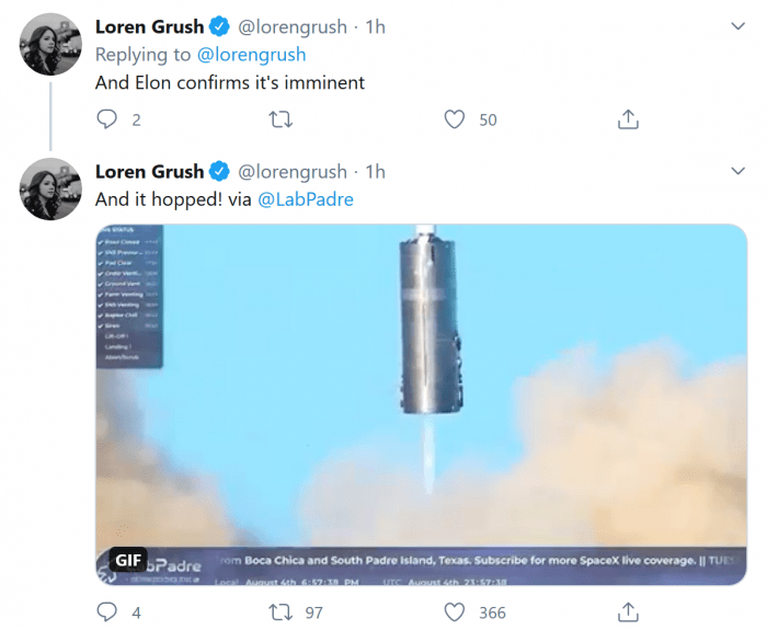 向火星目标又迈进一步：SpaceX SN5原型完成最新发