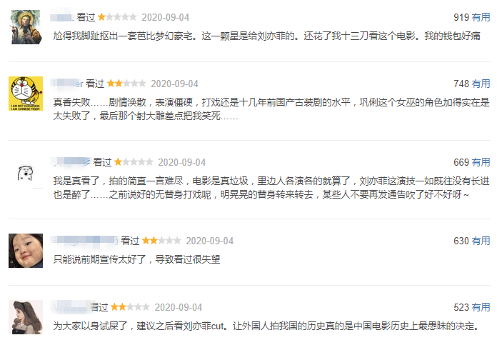 《花木兰》未映先凉？国内开分5.9创系列最低，