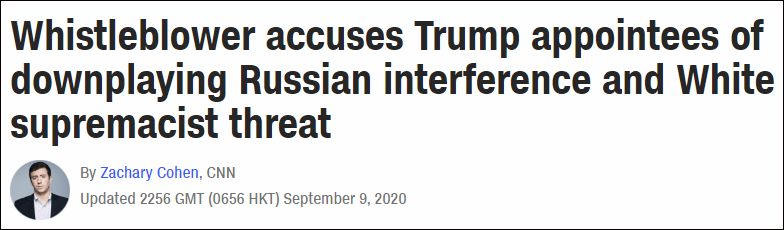美情报人员告密:被要求停止关注俄罗斯干预大