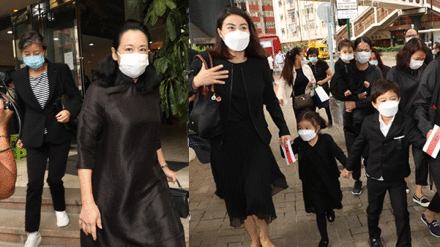 霍启刚郭晶晶带三娃送奶奶出殡，霍中曦化身暖