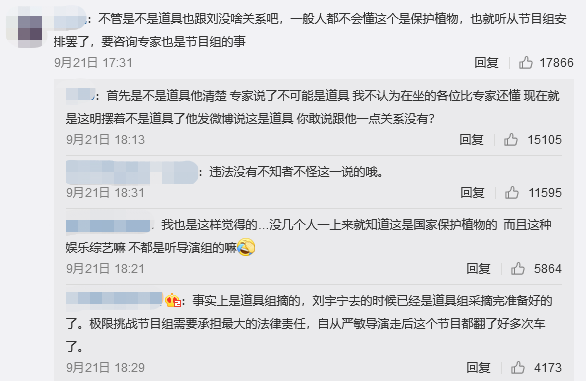 极限挑战刘宇宁摘国家保护植物遭专家打脸，争