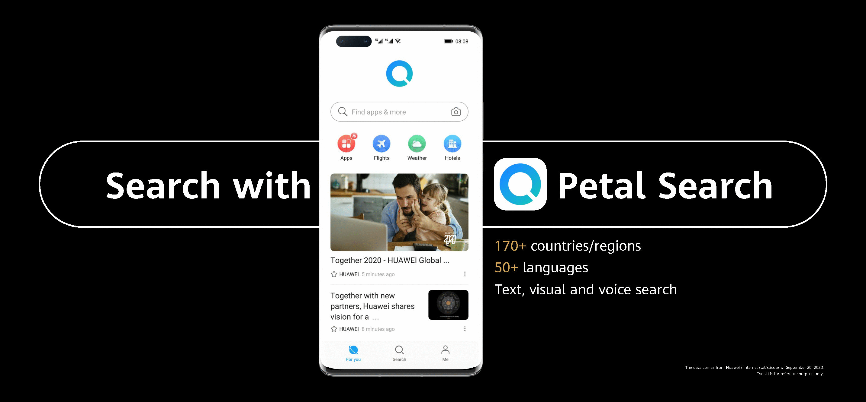 华为发布海外搜索引擎Petal Search及地图应用Peta