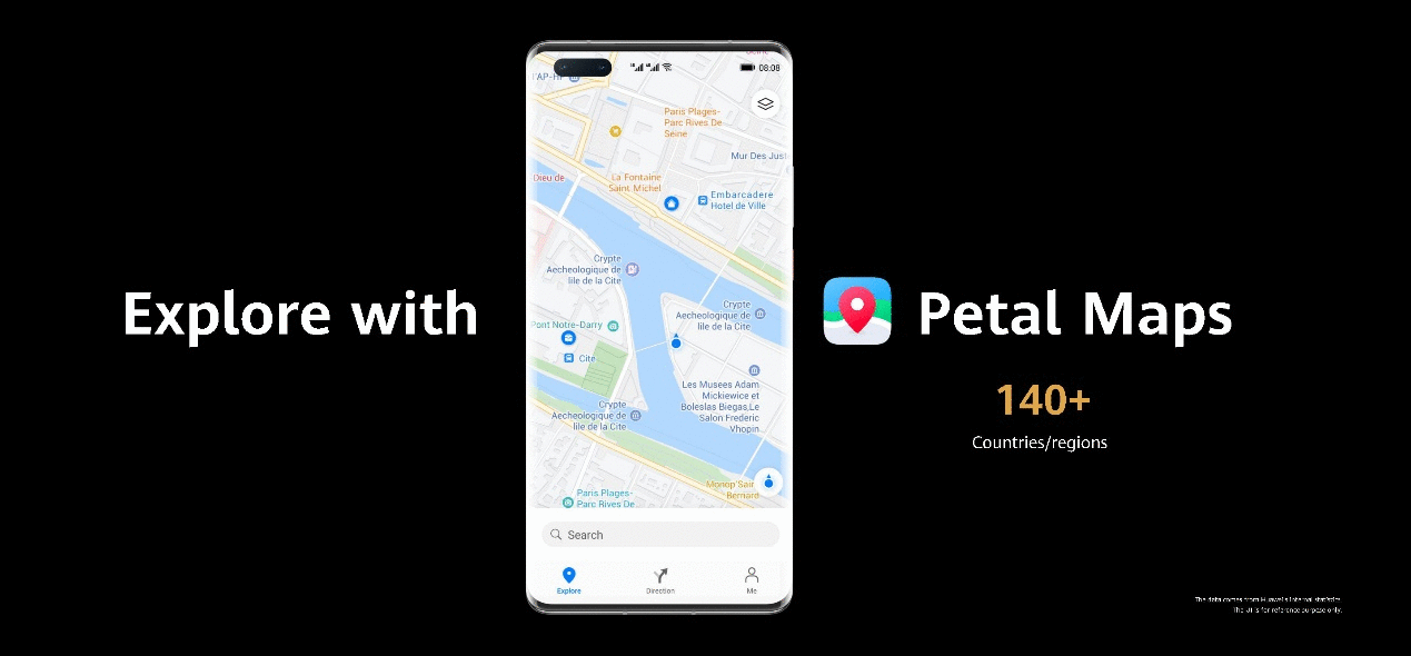华为发布海外搜索引擎Petal Search及地图应用Peta