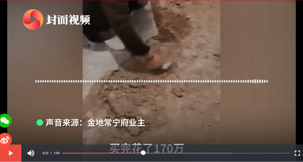 太坑人了！一楼盘业主收新房，170万精装房撬开