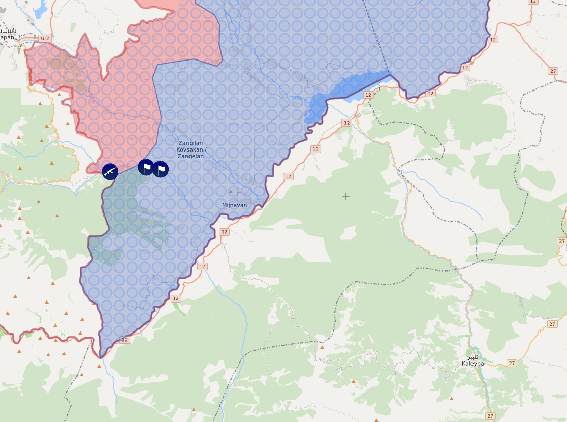 伊朗继续增兵阿塞拜疆边境,装甲运输车排成长