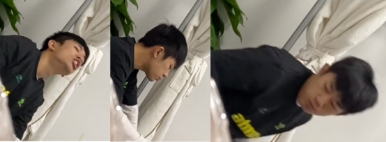 易烊千玺素颜吃饭被拍，狼吞虎咽无包袱，眼神