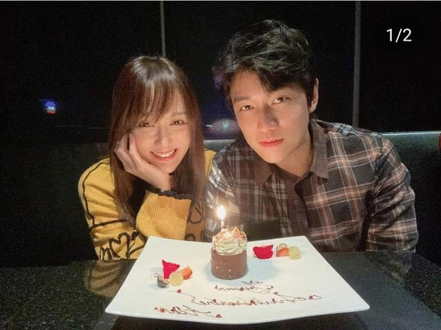 陈乔恩为男友惊喜庆生!邀偶像帮他圆梦,合影