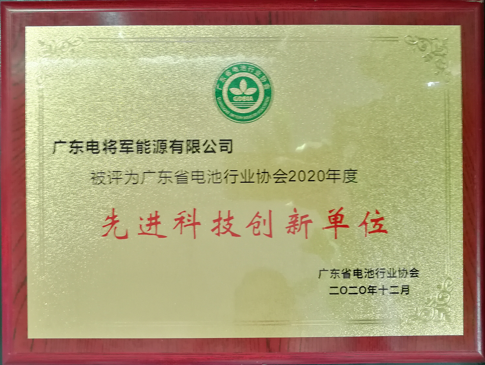 研发就是生命力！电将军荣获广东电池行业协会