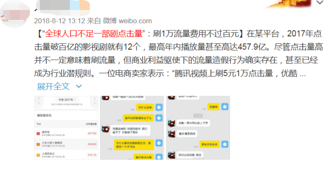 网剧最后一块遮羞布被撕,官方严查脱水数据,