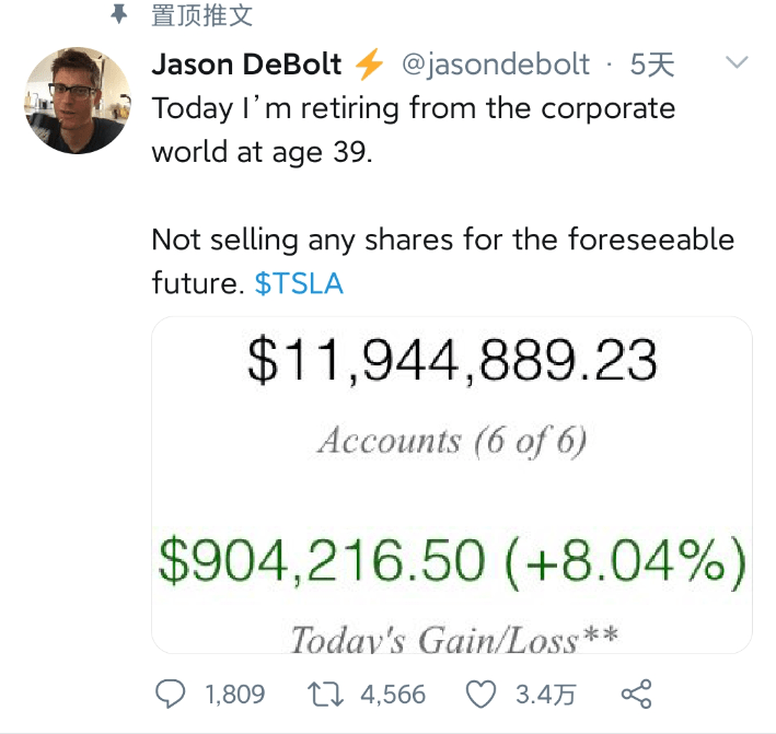 狂揽7800万！亚马逊员工炒特斯拉股票成富豪，